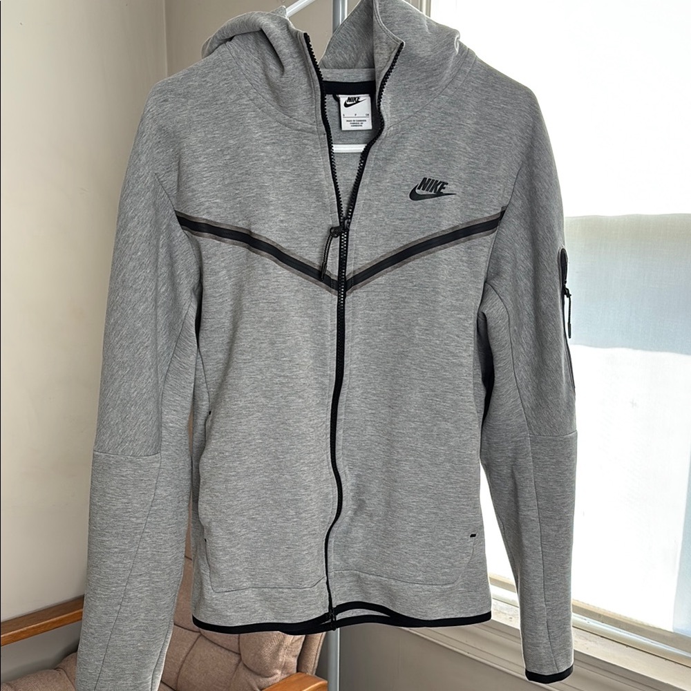 Nike Gray Zip-Up Hoodie